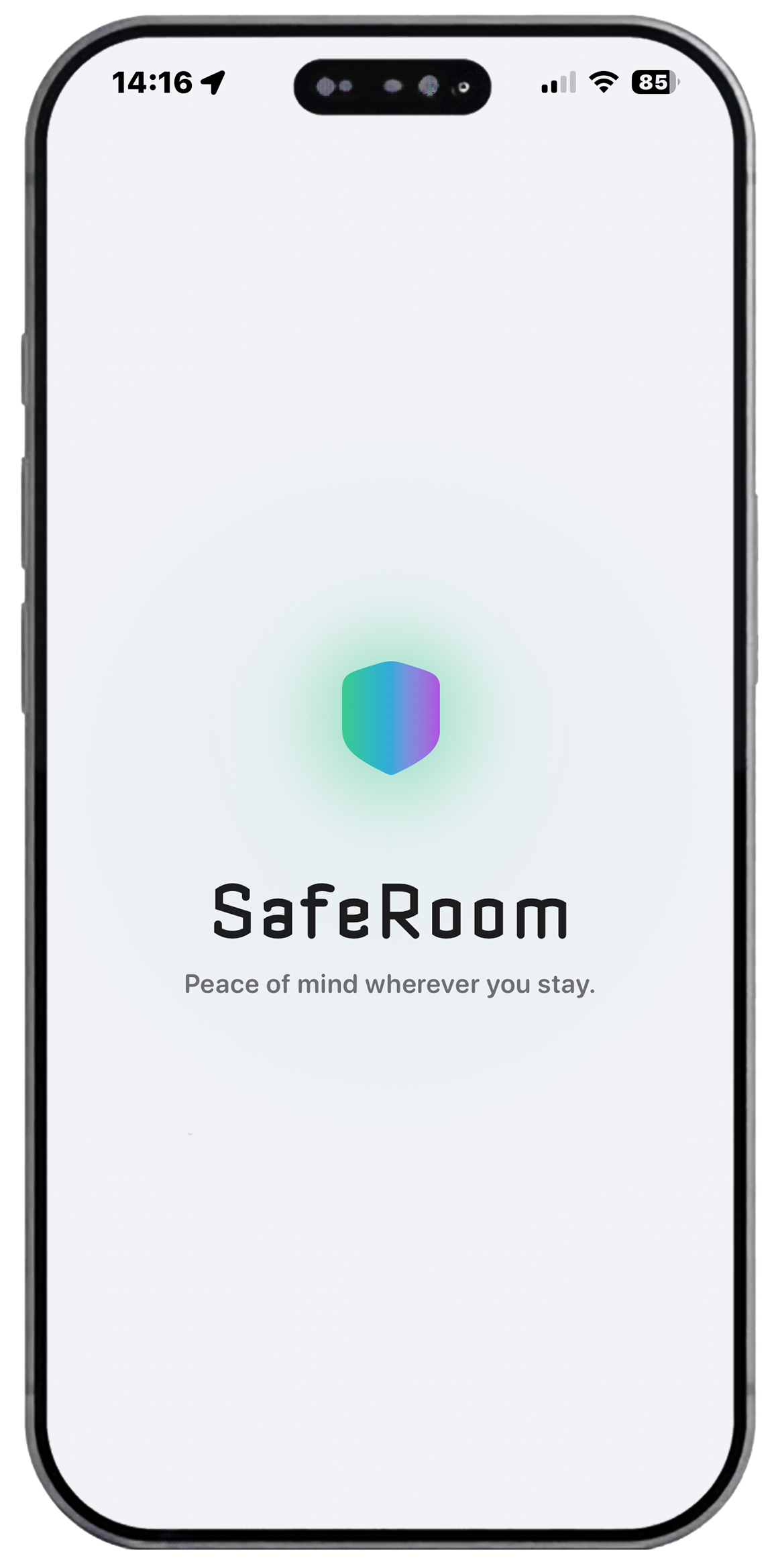 SafeRoom spy camera detector on iPhone